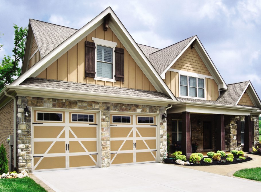 Фасады домов в американском стиле с гаражом