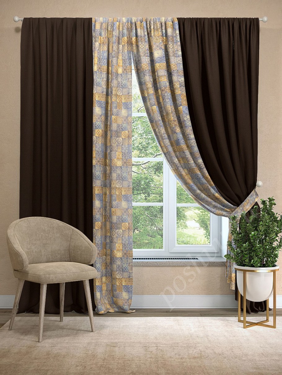 Комплект штор ТОМДОМ 39537