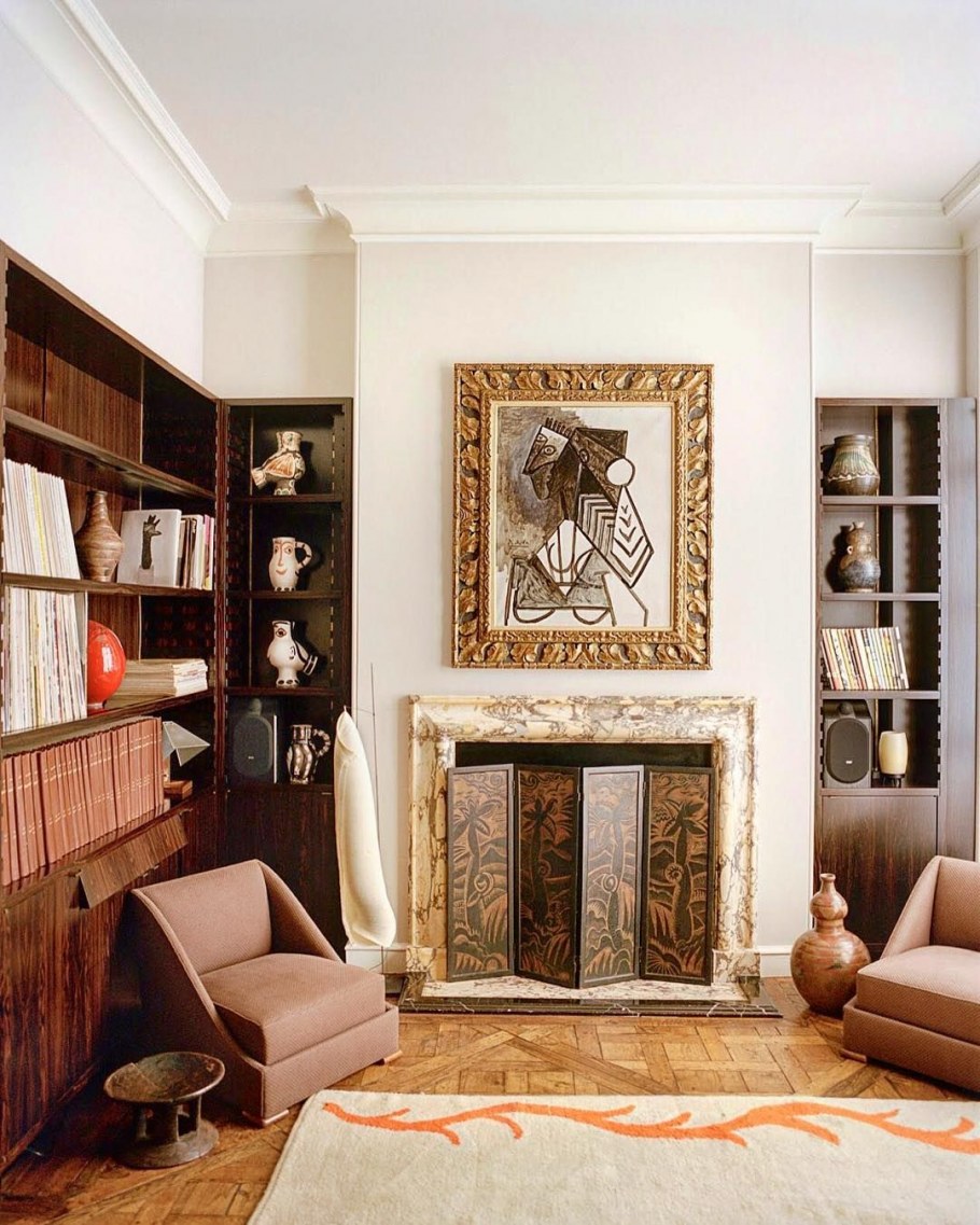 Гостиная в стиле гранж