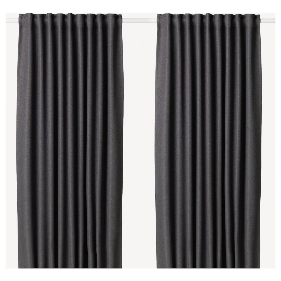 Гардины МАЙГУЛЛ 1 пара затемняющие 145*300см желтый