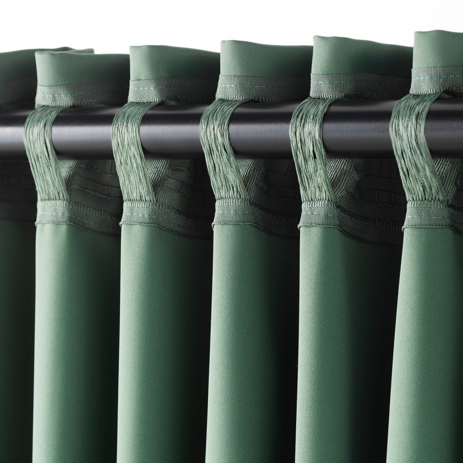 Хиллеборг гардины, блокирующие свет, 1 пара, серый, 145x300 см