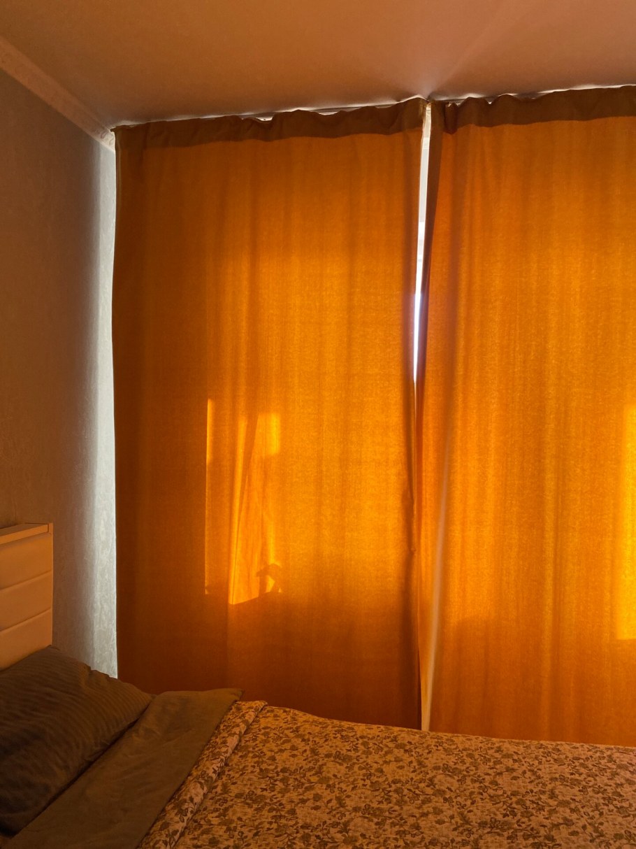 МАЙГУЛЛ гардины, блокирующие свет, 2 шт., серый/коричневый145x300