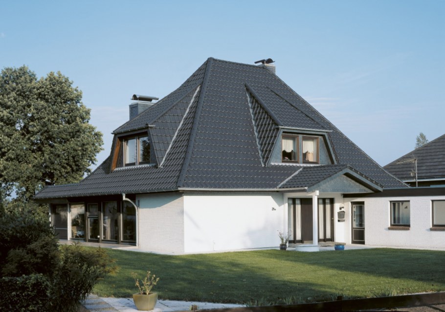 Вальмовая черепица колоколообразная