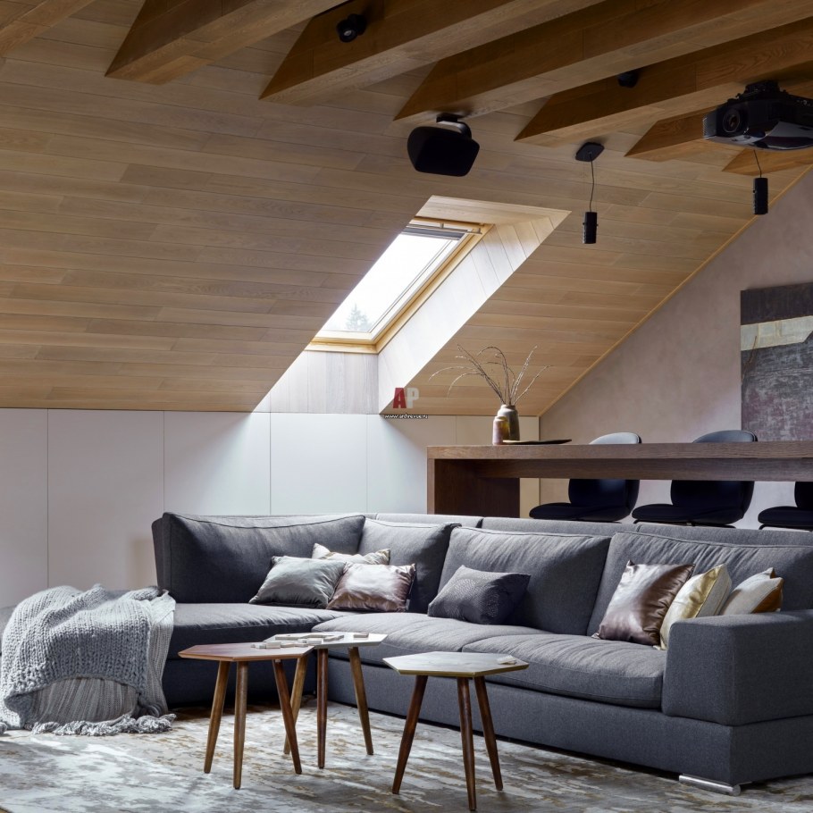 Мансарда в современном стиле