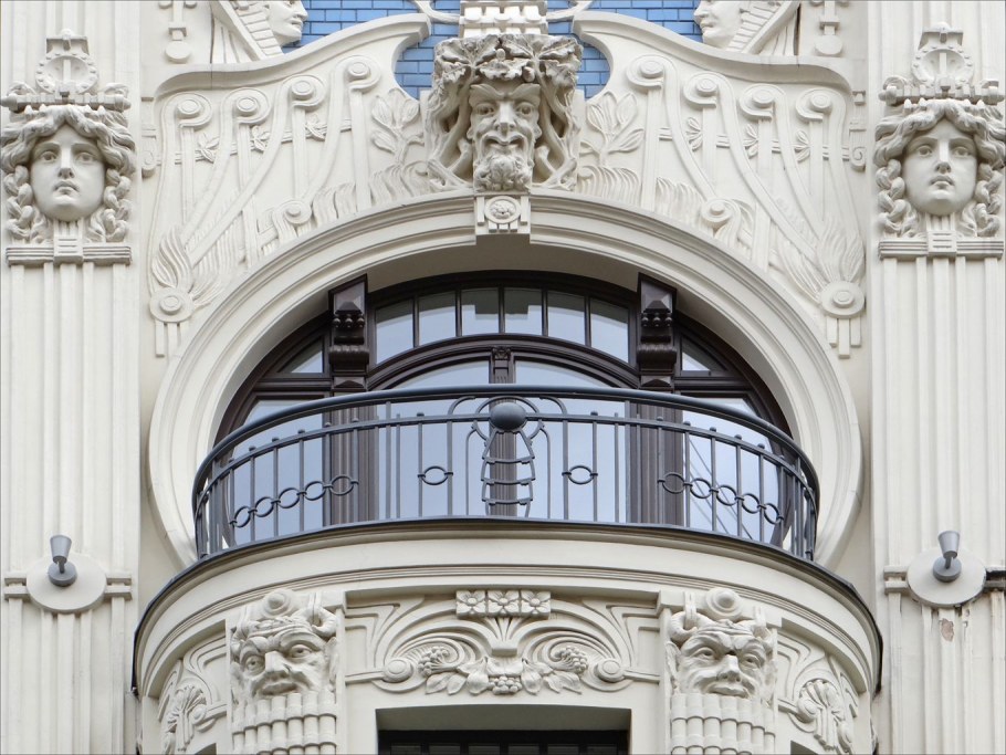 Riga архитектура Югендштиль