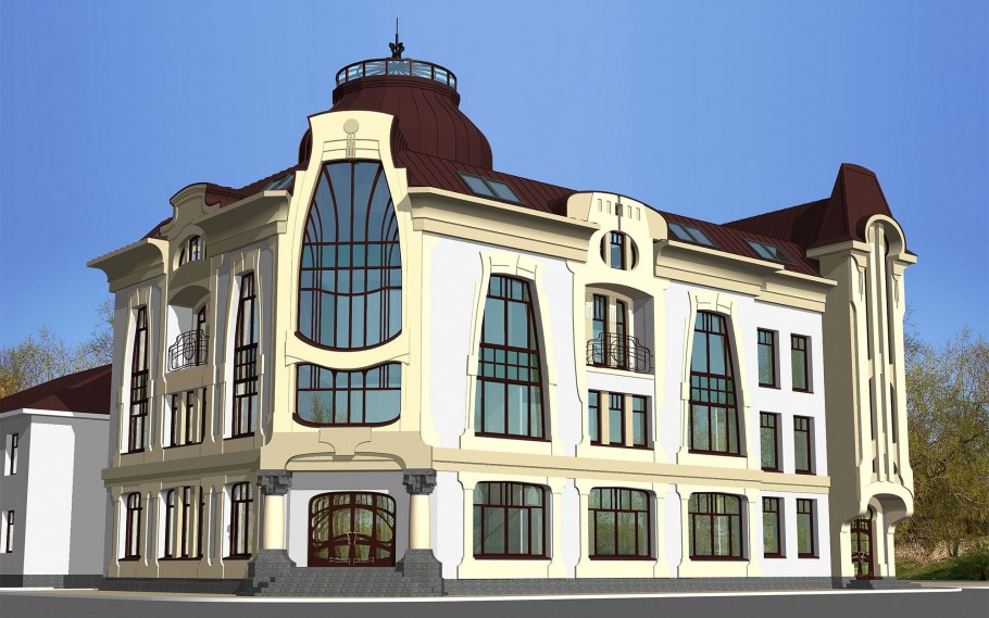 Модерн Липецка сооружения