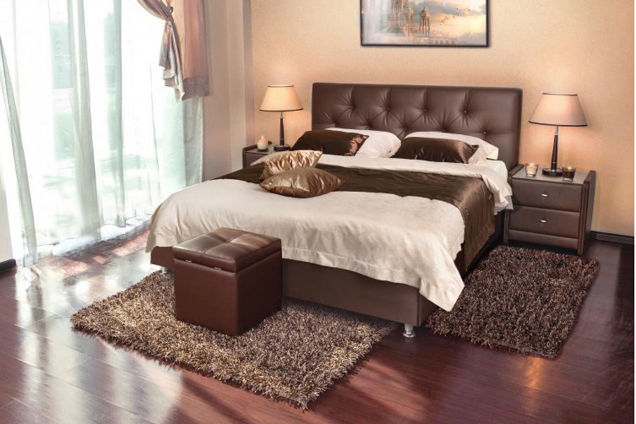 Кровать Аскона Greta 200*160 к/з Экотекс Venge