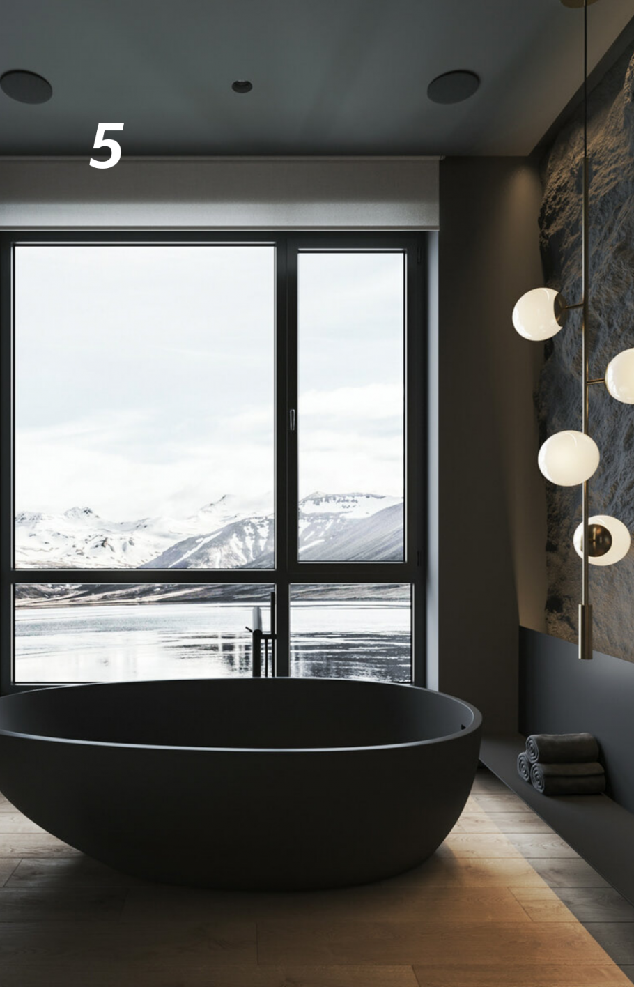 Имитация скалы в квартире