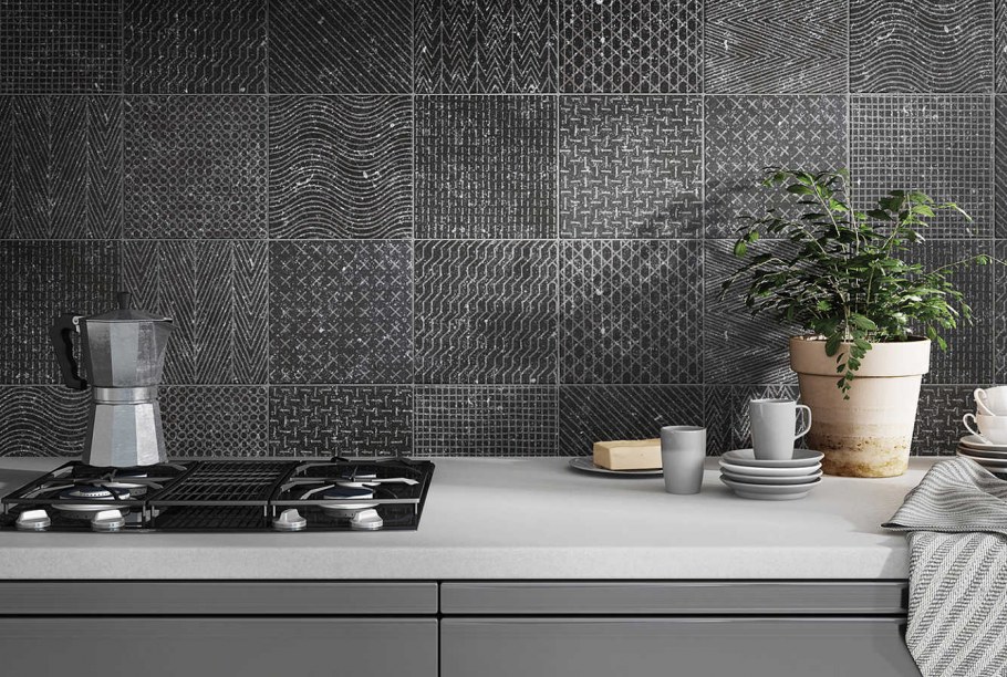Equipe Coralstone Hexagon Black 25,4х29,2