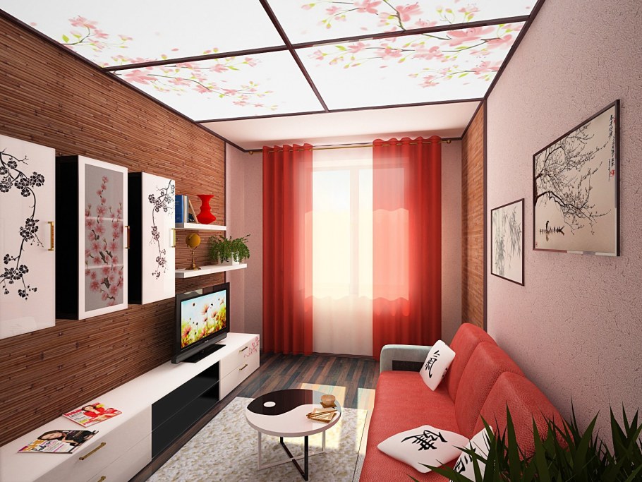 Гостиная в японском стиле