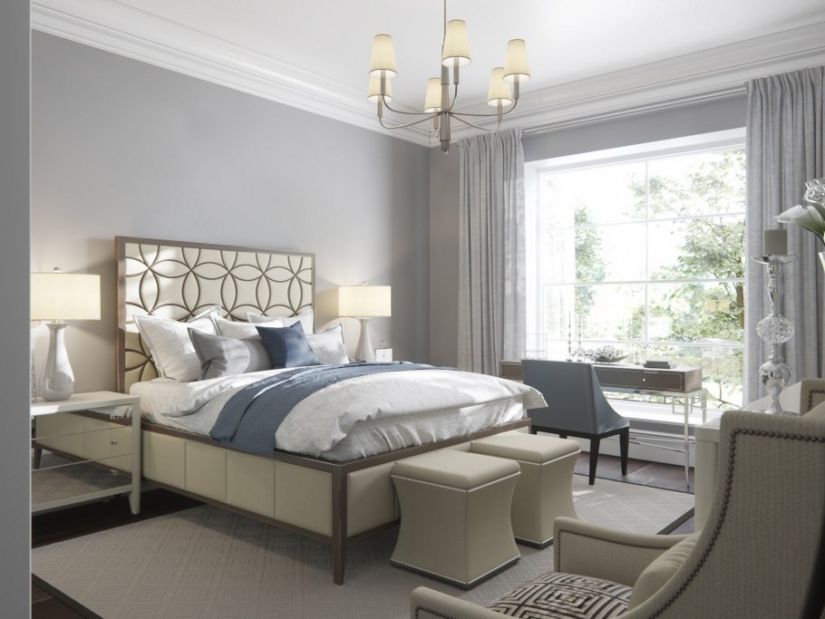 Спальня в стиле американская классика