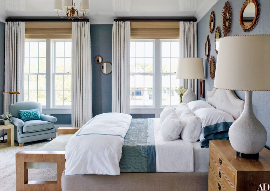 Интерьер спальни в американском стиле