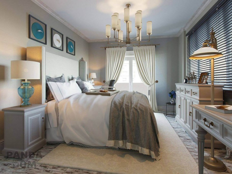 Спальня в современном американсокмстиле