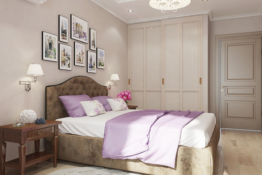 Комната в стиле американская классика