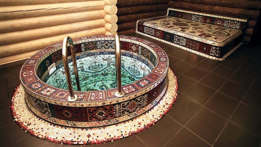 Купель из бетонного кольца