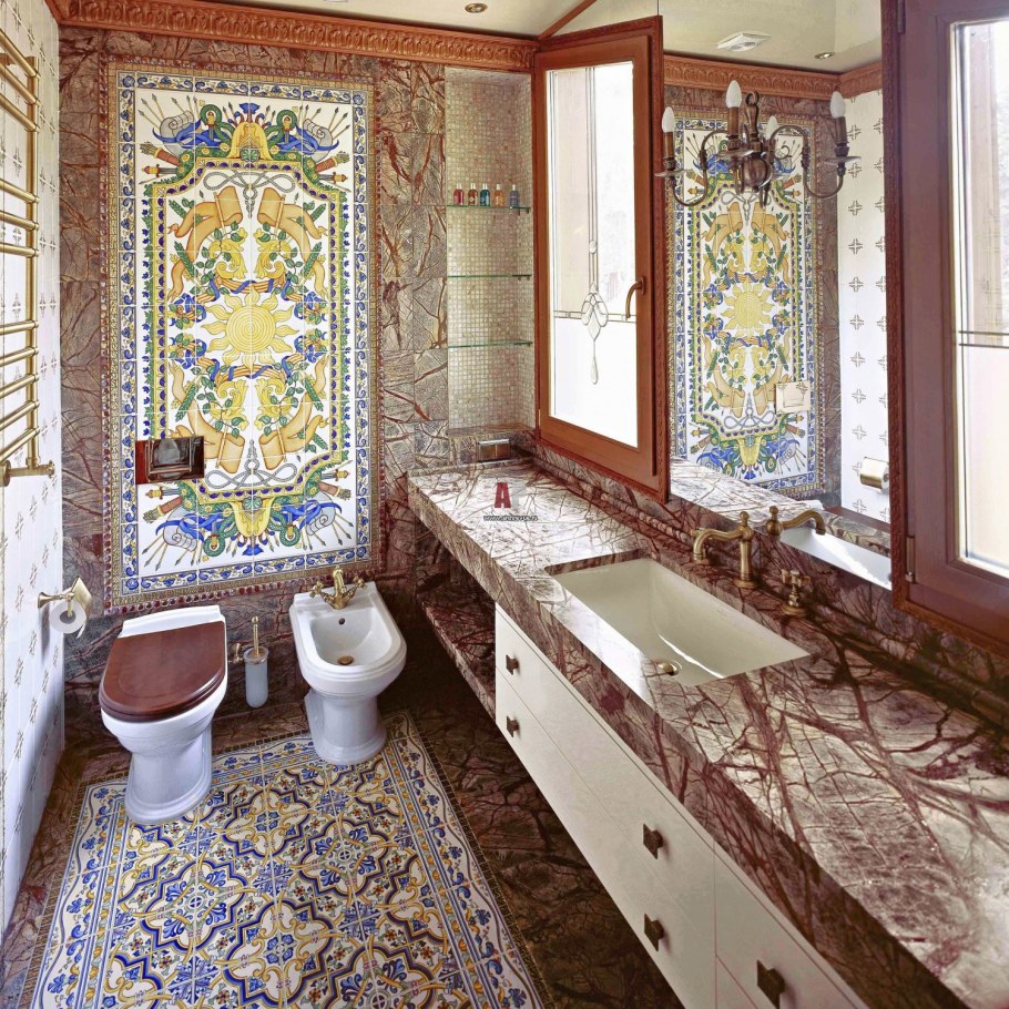 Марина Путиловская интерьеры санузлов