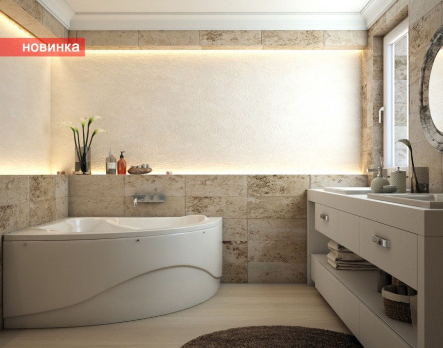 Ванна Аврора Эстет 140*140