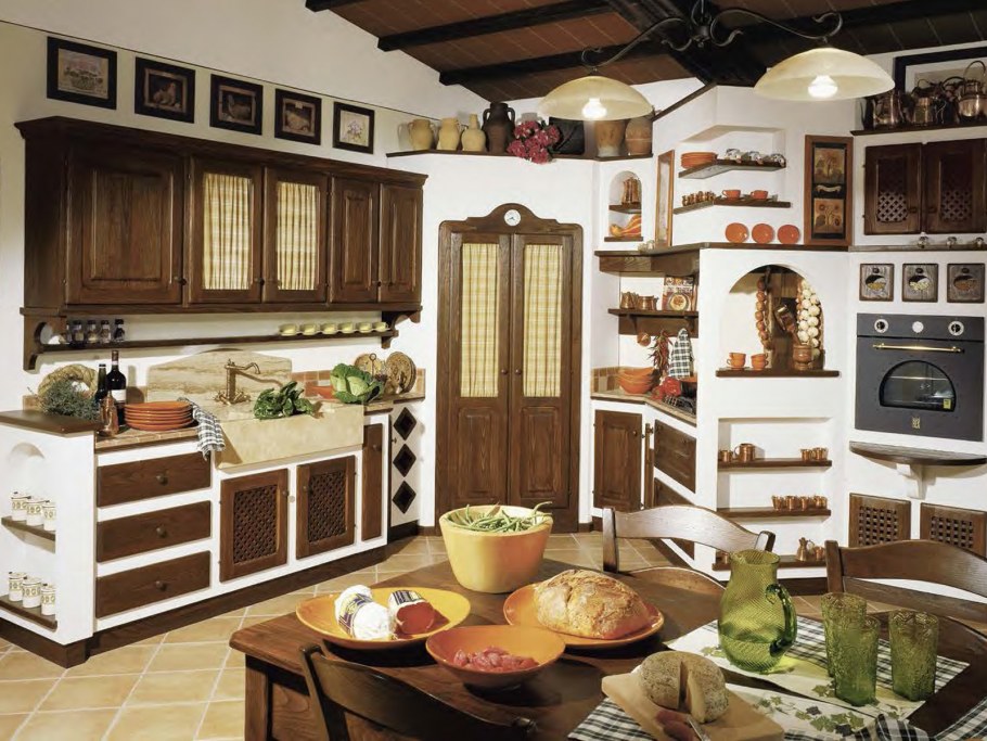 Красивые неординарные кухни