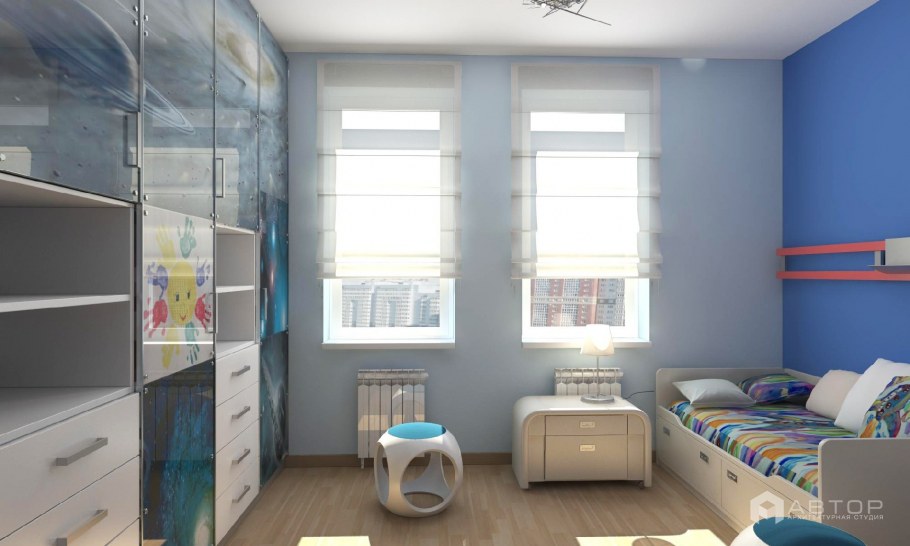 Детская для двух мальчиков с балконом