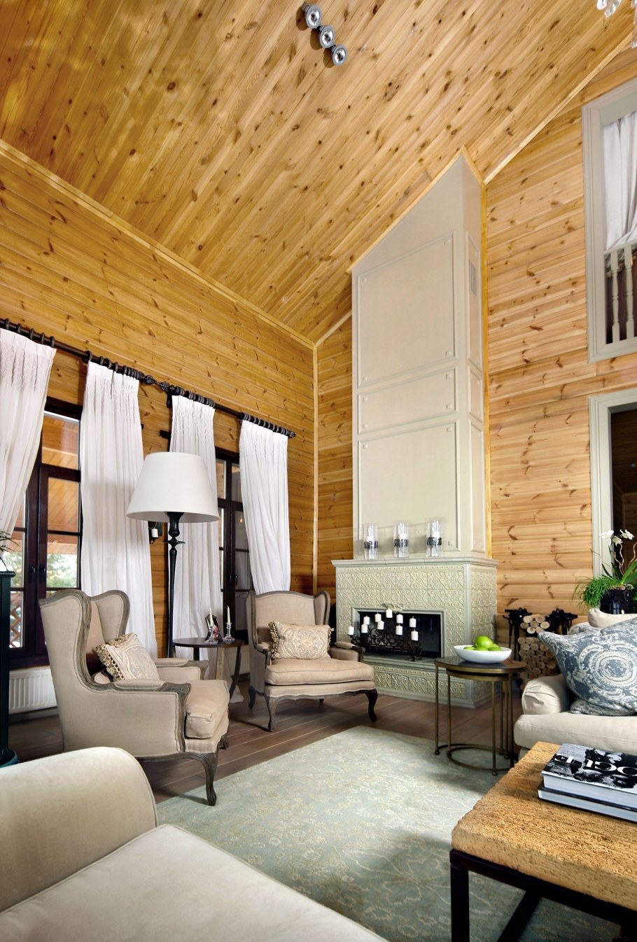 Деревянная вагонка в интерьере