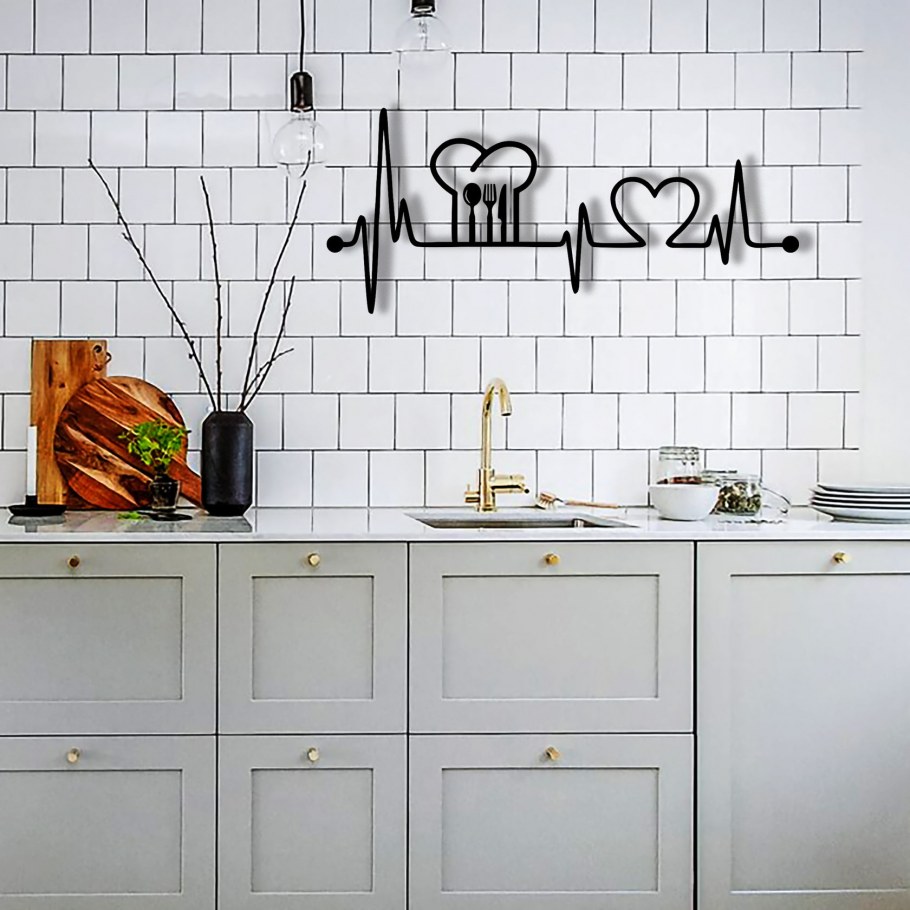 Декорация стены на кухне