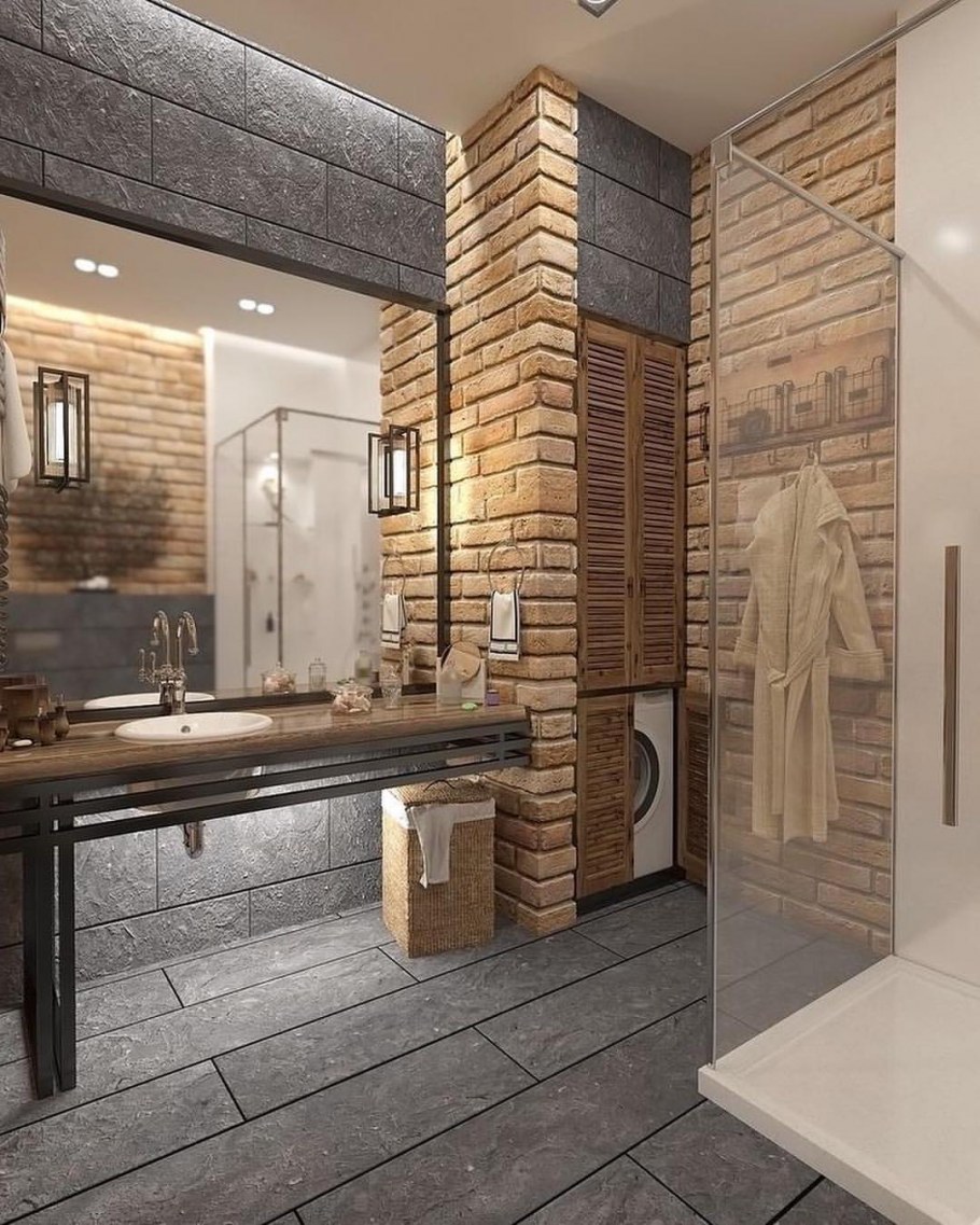 Ванная комната лофт