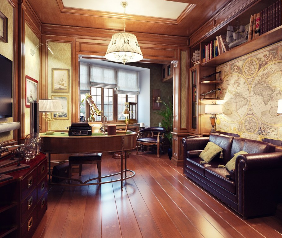 Небольшой мужской кабинет