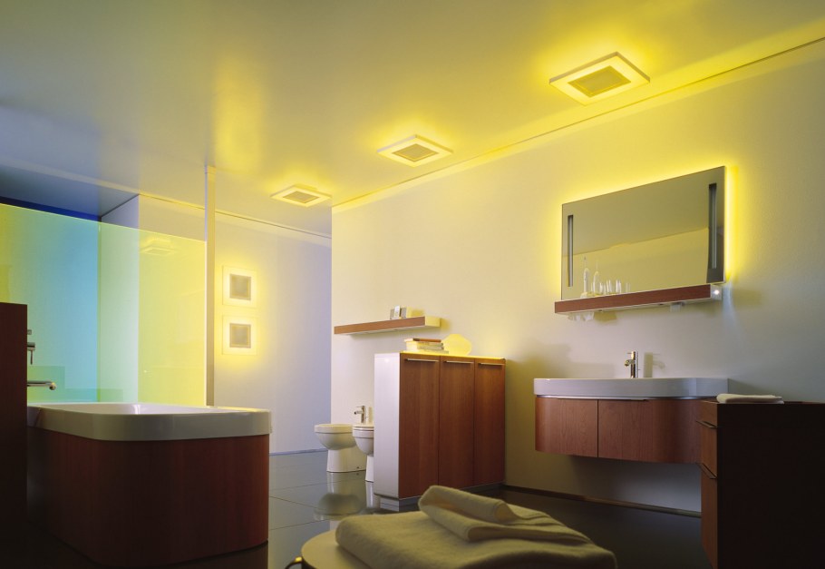 Экономичные лампы освещения в ванную