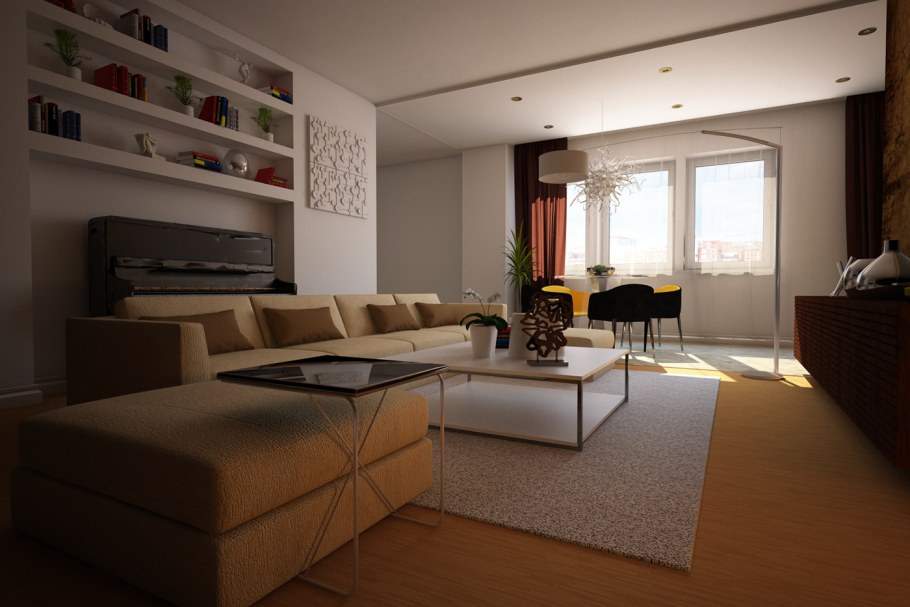 Бехайнс визуализация интерьера