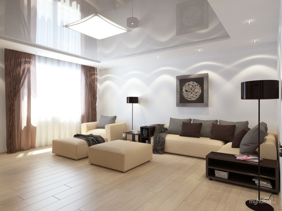 Визуализация гостиной