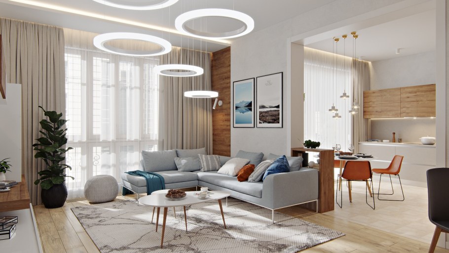 Рендер интерьера в 3ds Max