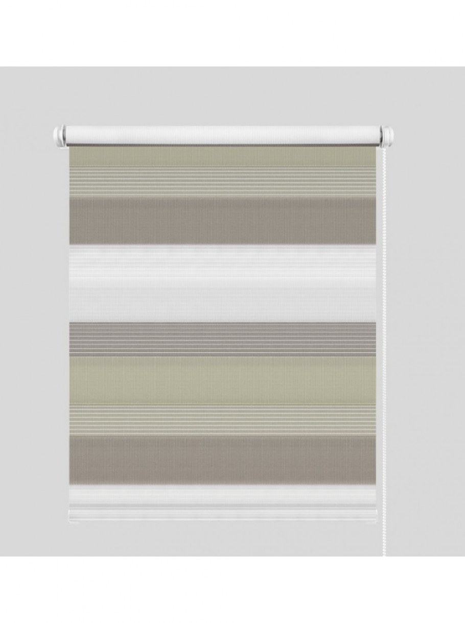 Рулонная штора мини (день-ночь) - 4306 графит