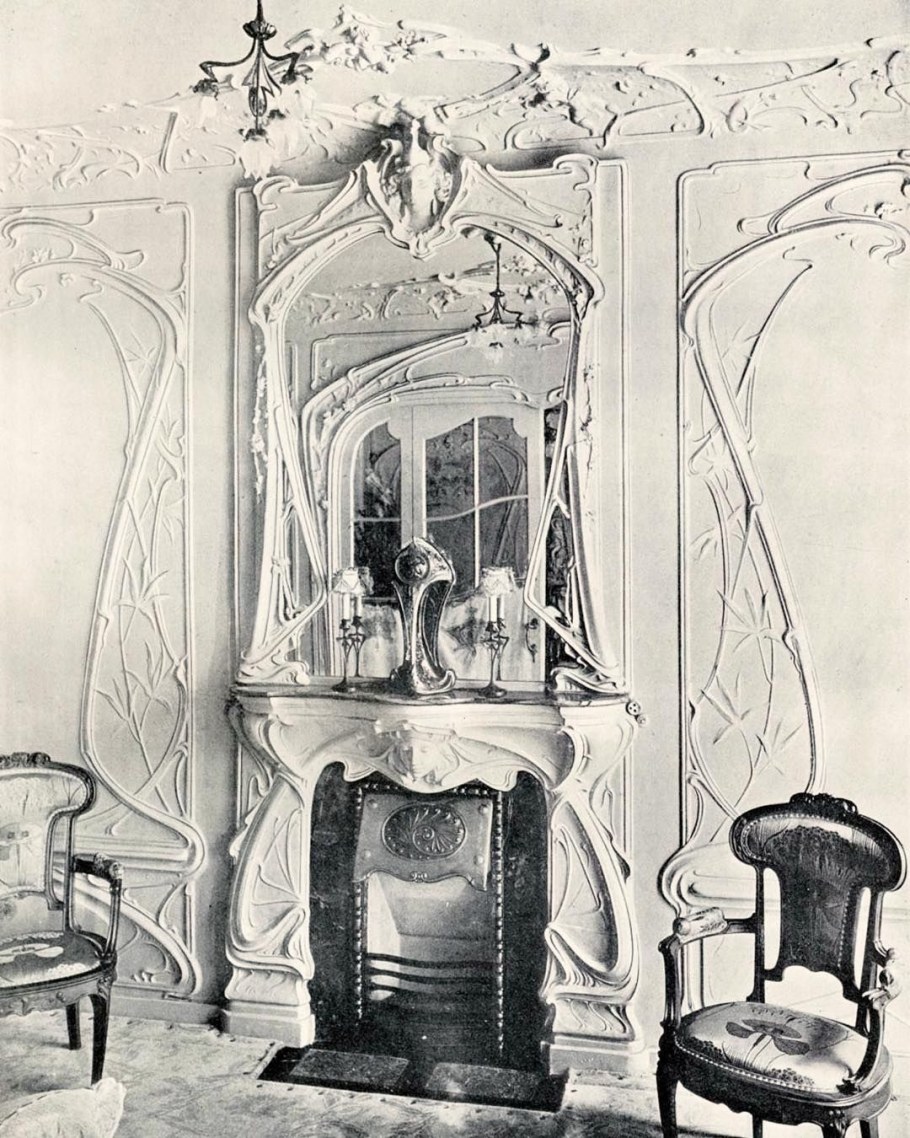 Модерн ар нуво интерьер