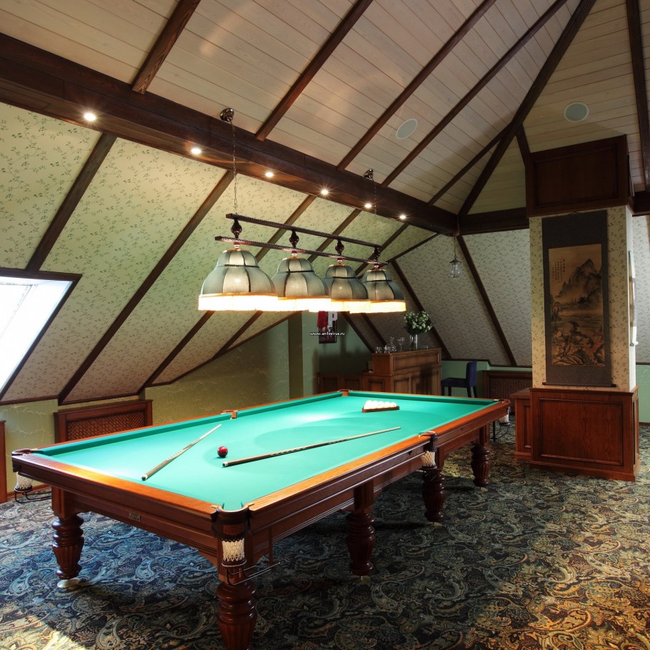 Интерьер бильярдной