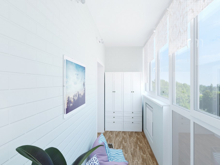 Терраса в квартире Минимализм