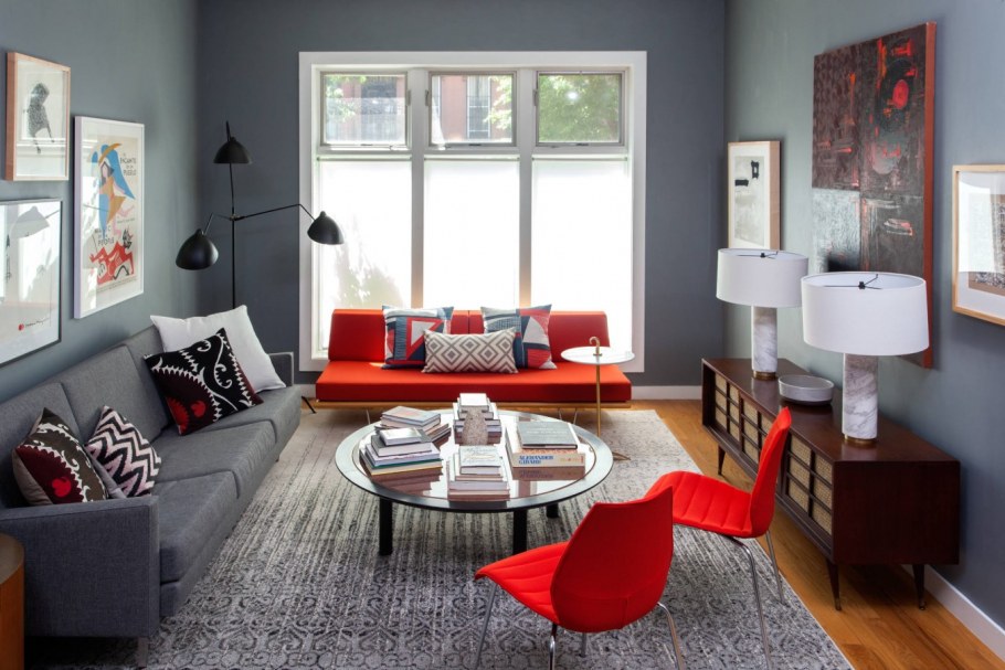 Сочетание желтого в интерьере