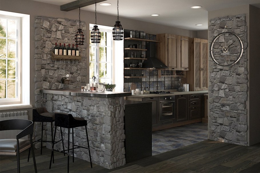 Потолок в скандинавском стиле