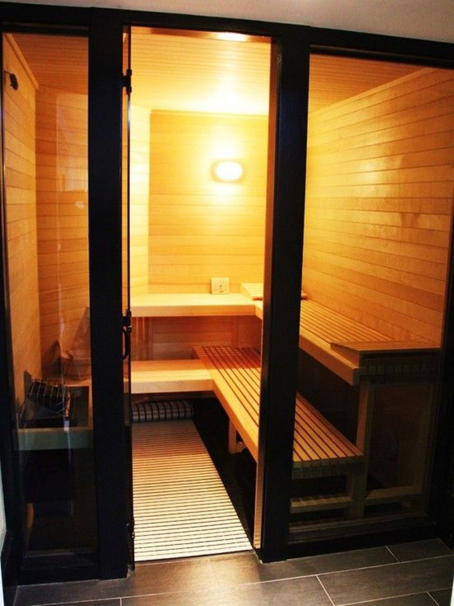 Мини сауна в подвале