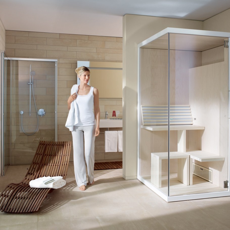 Мини сауна в ванной комнате
