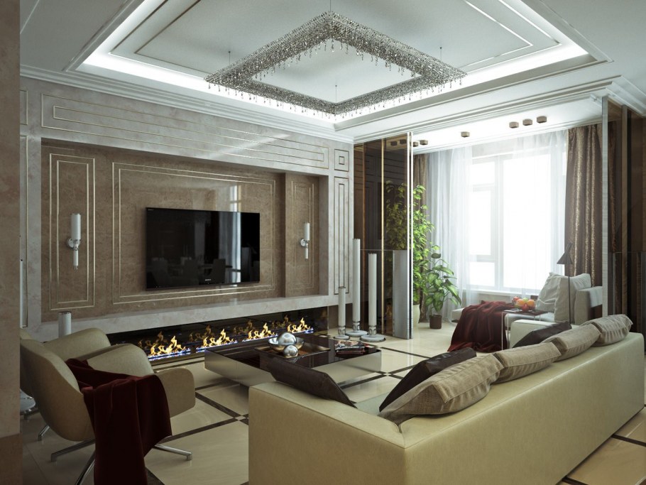 Интерьер гостиной