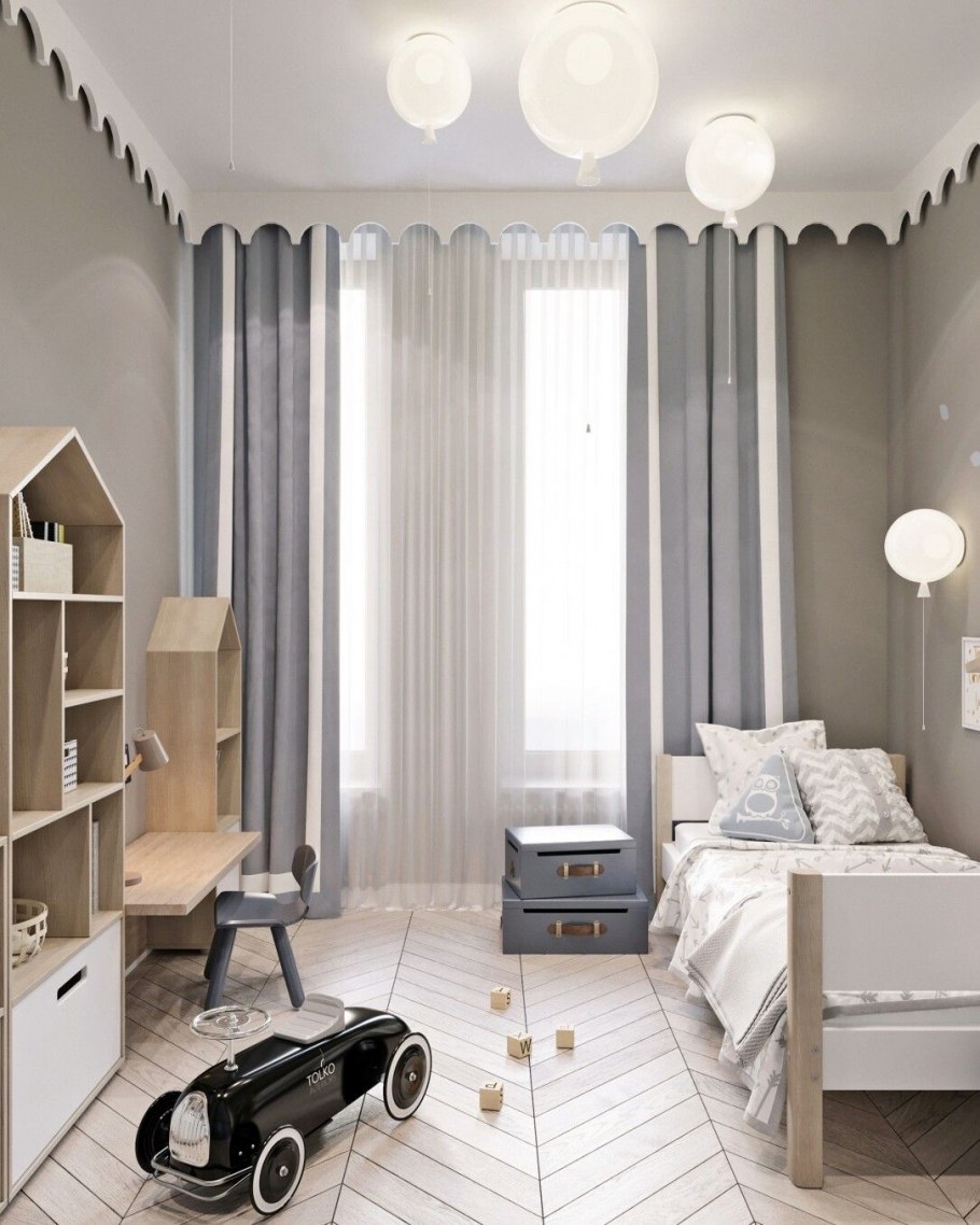 Отделка детской комнаты для мальчика