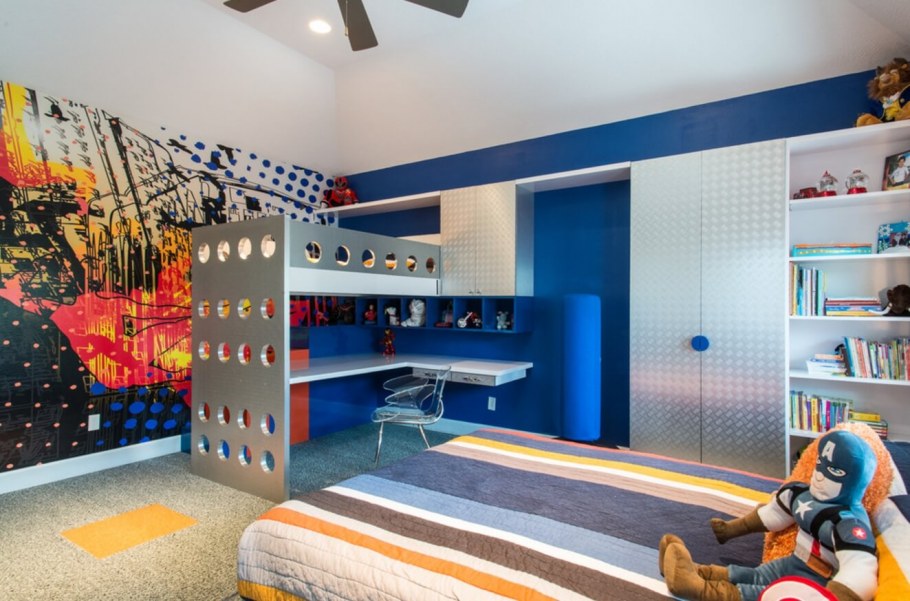Детская для мальчика интерьер