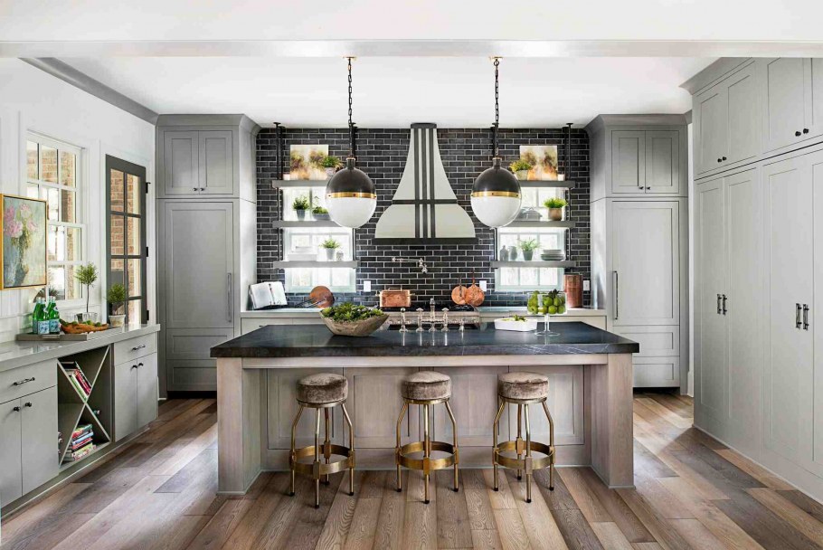 Нестандартный интерьер кухни