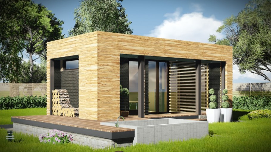 Хайтек интерьер развертка