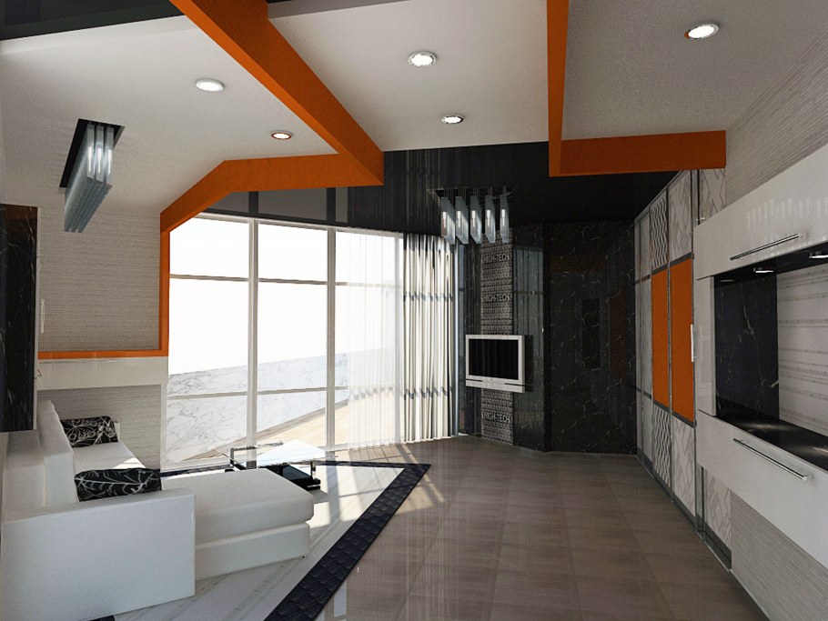 Современный минималистичный интерьер