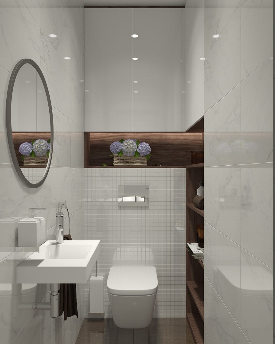 Проект туалета плитка