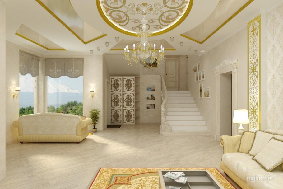 Холл гостиная