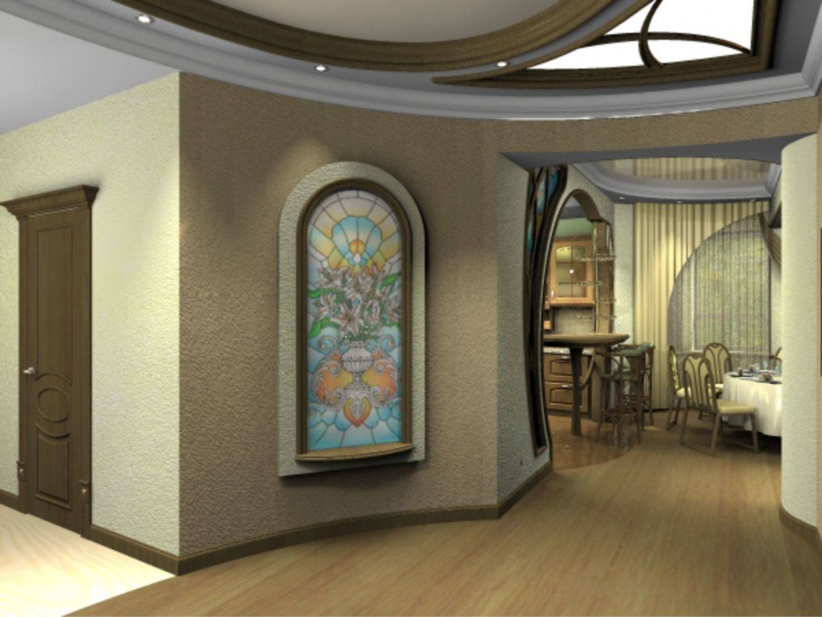 Холл гостиная