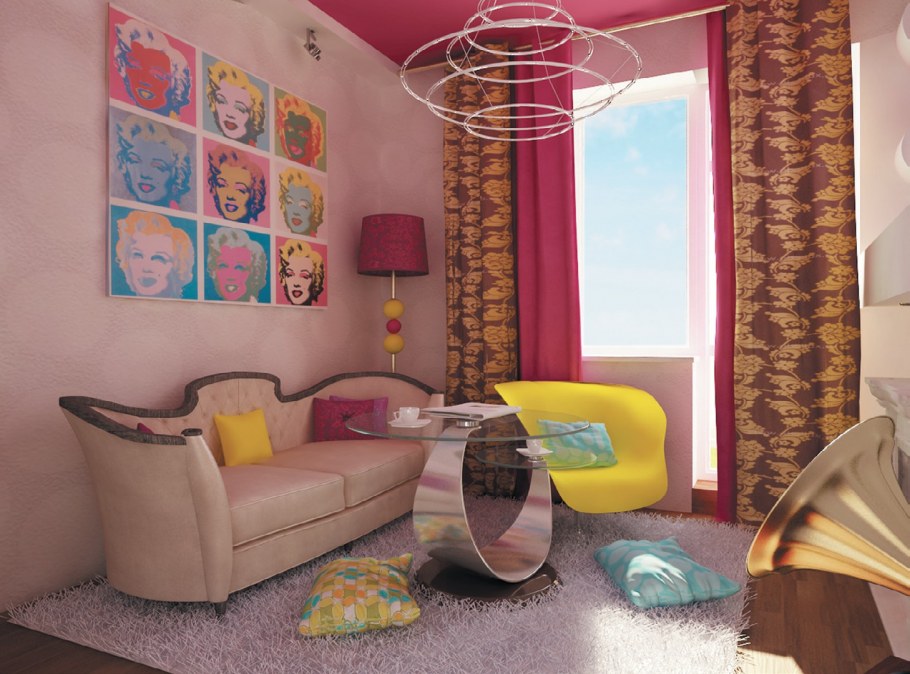 Проект спальни для девочки подростка