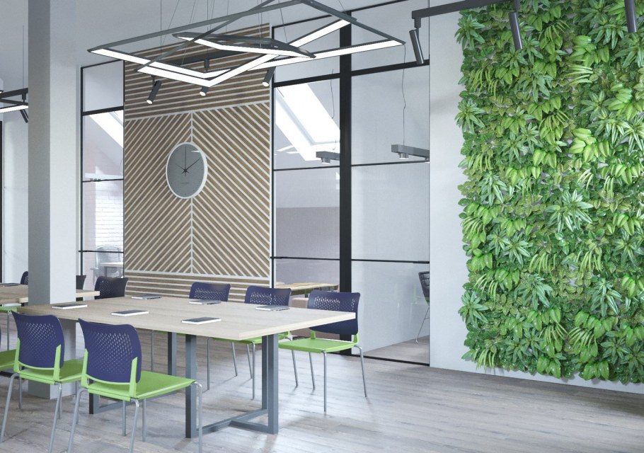 Интерьер гостиной в натуральном стиле